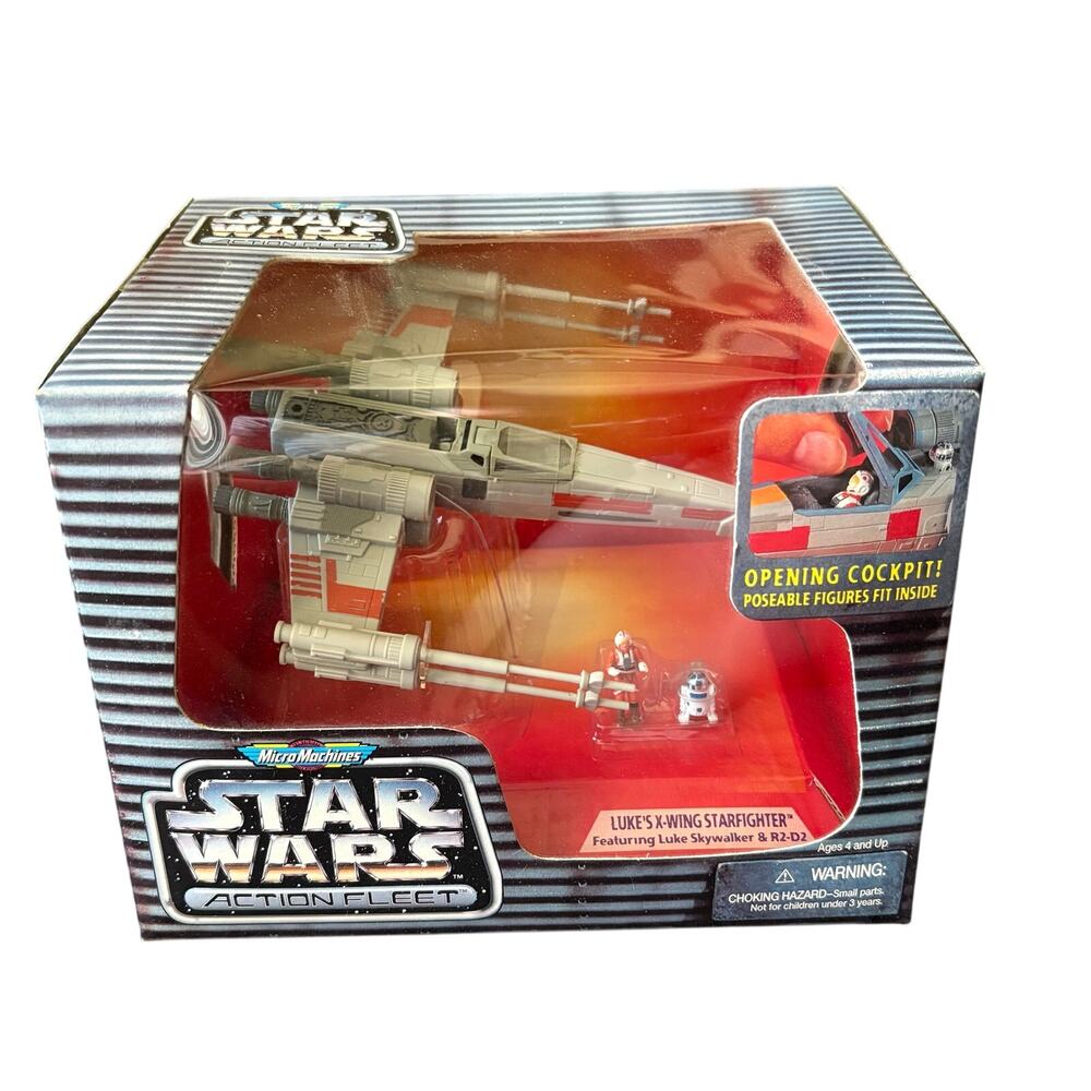 Micro Machines Star Wars Action Fleet X-Wing Starfighter Luke Skywalker 1995 NIB